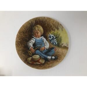 Little Boy Blue Vintage 1980 Collectible Plate Mother Goose John McClelland Reco